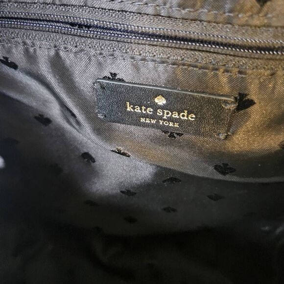 Kate Spade Karissa black nylon backpack, minimalist design. main image 5